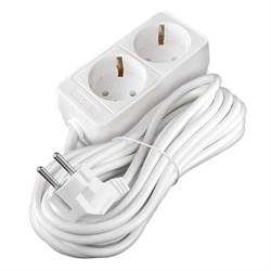 Удлинитель Союз 481S-9203, 2х3м, 10А, IP20, 2.2кВт, ПВС - фото 51395677