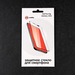 Защитное стекло mObility, для Samsung Galaxy A02, полный клей - фото 51396189