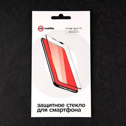 Защитное стекло mObility, для Huawei Nova Y70, полный клей, черное - фото 51396212