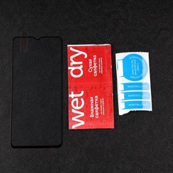 Защитное стекло mObility, для Infinix Note 12 2023, полный клей, черное - фото 51396232