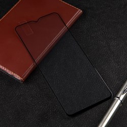 Защитное стекло mObility, для Realme C25/C25s, полный клей, черное - фото 51396364