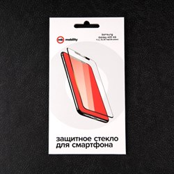 Защитное стекло mObility, для Samsung Galaxy A22 4G, полный клей, чёрное - фото 51396455