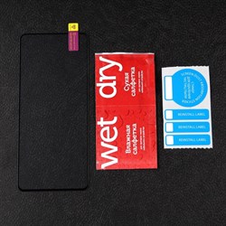 Защитное стекло mObility, для Tecno Pova 4, полный клей, черное - фото 51396572