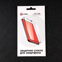 Защитное стекло mObility, для Vivo Y33s, полный клей, черное - фото 51396613