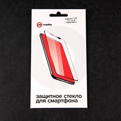 Защитное стекло mObility, для Xiaomi 12T, полный клей, чёрная рамка - фото 51396629
