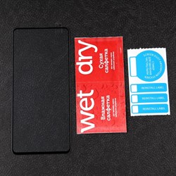 Защитное стекло mObility, для Xiaomi Poco F4 GT, полный клей, черное - фото 51396650