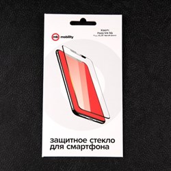 Защитное стекло mObility, для Xiaomi Poco M4 5G, полный клей, чёрное - фото 51396655
