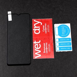 Защитное стекло mObility, для Xiaomi Redmi A1+, полный клей, черное - фото 51396715