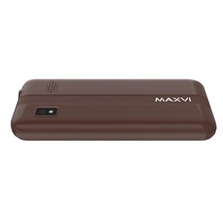 Сотовый телефон Maxvi K21, 2.4", 1.3 Мп, microSD, 2 sim, FM, фонарик, 1400 мАч, коричневый - фото 51396900