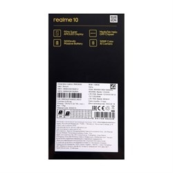 Смартфон Realme 10, 6.4", SAmoled, 2 sim, 8 Гб, 128 Гб, 50 Мп, 16 Мп, 5000 мАч, белый - фото 51396992