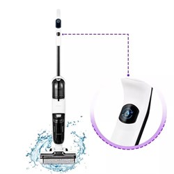 Вертикальный беспроводной моющий пылесос Kitfort КТ-5155, 150 Вт, 0.52 л - фото 51397115