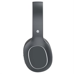 Наушники PERO BH04, беспроводные, полноразмерные, микрофон, 400 мАч, до 20 часов, серые - фото 51397349