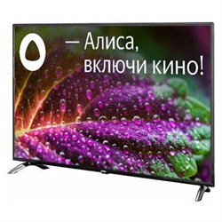 Телевизор Doffler 50KUS65, 50", 3840×2160, DVB-T/T2/C/S2, HDMI×3, USB×2, Smart TV, чёрный - фото 51397779