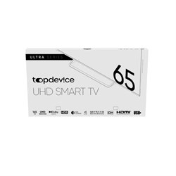 Телевизор Topdevice TDTV65BS05U, 65", 3840x2160, DVB-T2/C/S, HDMI 3, USB 2, Smart TV,черный - фото 51397945