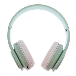 Наушники Т47, беспроводные, полноразмерные, BT, microSD, FM, микрофон, AUX, зеленые - фото 51398660