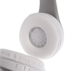 Наушники Т47, беспроводные, полноразмерные, BT, microSD, FM, микрофон, AUX, белые - фото 51398670