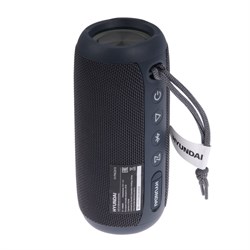 Портативная колонка Hyundai H-PAC610, 20Вт, BT, microSD, USB, AUX, 2000мАч, синяя - фото 51398908