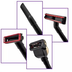 Пылесос КТ-5152, 700 Вт, 1.6 л, серый-красный - фото 51399145