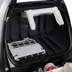 Пылесос PANASONIC MC-CG715W, мешок, 2100/380 Вт, 6 л, шнур 5 м, чёрно-белый - фото 51399481