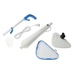 Паровая швабра Windigo WSM-01, 1300 Вт, 350 мл, время нагрева 25 сек, шнур 4 м, бело-голубой - фото 51400131