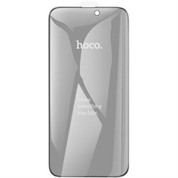Защитное стекло Hoco, для iPhone 14 Pro Max, антишпион, полный клей, 0.33 мм, 9 H - фото 51400406