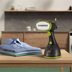 Ручной отпариватель КТ-9121-2, 1000 Вт, 75 мл, 17 г/мин, чёрно-салатовый - фото 51400447