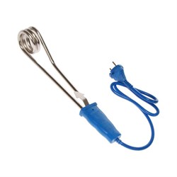 Электрокипятильник со спиралью, Luazon LEK 05, 1500 Вт, 32×4 см, 220 В, синий - фото 51400475