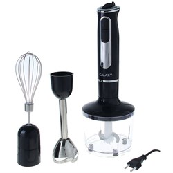 Блендер Galaxy GL 2110, погружной, 800 Вт, 0.86 л, 2 скорости, чёрный - фото 51400567