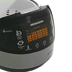 Мультиварка Redmond RMC-M90, 860-1000 Вт, 5,0 литров, цвет черный+металлик - фото 51400774