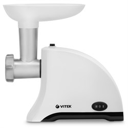 Мясорубка Vitek VT-3611 W, 2000 Вт, 1.5 кг/мин, реверс, бело-чёрная - фото 51400975
