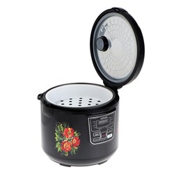 Мультиварка "Добрыня" DO-1009, 11 программ, 4 л, 1000 Вт, черная "маки" - фото 51401063