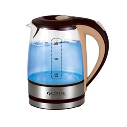 Чайник электрический Centek CT-0047, 1.2 л, 2200 Вт, коричневый - фото 51401111