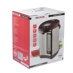 Термопот WILLMARK WAP-602CKL, 900 Вт, 6.3 л, серый - фото 51401151