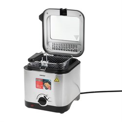 Фритюрница Centek CT-1430, 900 Вт, 1.5 л , антипригарная чаша, серебристая - фото 51401167