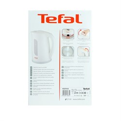 Чайник электрический Tefal KO270130, пластик, 1.7 л, 2400 Вт, белый - фото 51401184