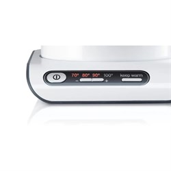 Чайник электрический Bosch TWK8611P, пластик, колба металл, 1.5 л, 2400 Вт, белый - фото 51401206