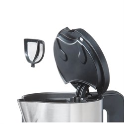 Чайник электрический Bosch TWK8611P, пластик, колба металл, 1.5 л, 2400 Вт, белый - фото 51401207