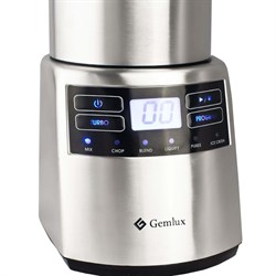 Блендер Gemlux GL-PB-788S, стационарный, 1000 Вт, 1.5 л, 6 скоростей + импульс, ЖК-дисплей - фото 51401227
