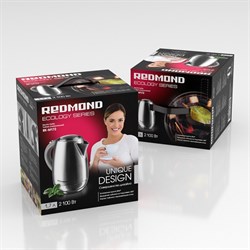 Чайник электрический Redmond RK-M172, 1.7 л, 2100 Вт, серебристый - фото 51401393