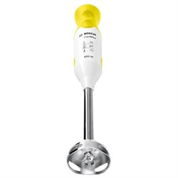 Блендер Bosch MSM 66110Y, погружной, 600 Вт, белый/желтый - фото 51401492