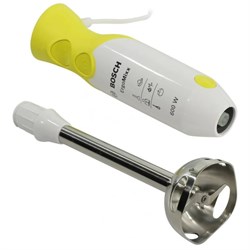 Блендер Bosch MSM 66110Y, погружной, 600 Вт, белый/желтый - фото 51401493