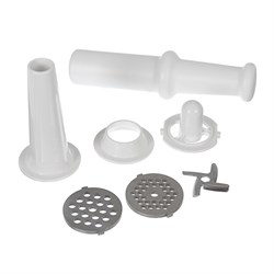 Мясорубка электрическая «АКСИНЬЯ» КС-2000, 2000 Вт, реверс, 4 насадки, бело-красная - фото 51401543