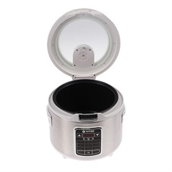 Мультиварка Vitek VT-4281, 800 Вт, 4 л, 9 программ, книга рецептов, дисплей, серебристая - фото 51401781