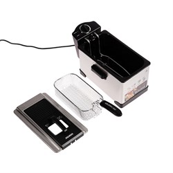 Фритюрница Centek CT-1431, 1800 Вт, 3.5 л, серебристая - фото 51401908