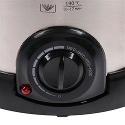 Фритюрница Kitfort КТ-2011, 1200 Вт, 1.4 л, серебристая - фото 51401939