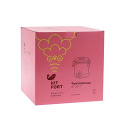 Фритюрница Kitfort КТ-2011, 1200 Вт, 1.4 л, серебристая - фото 51401943