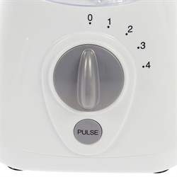 Блендер Galaxy GL 2154, стационарный, 450 Вт, 1.5 л, 4 скорости, кофемолка, белый - фото 51401970