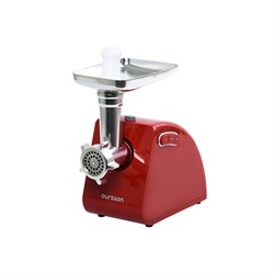Мясорубка электрическая Oursson MG5530/RD, 500 Вт, 1.6 кг/ч, реверс, красный - фото 51402054