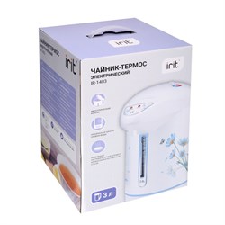 Термопот Irit IR-1403, 3 л, 750 Вт, рисунок "ромашки" - фото 51402126