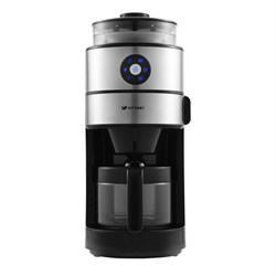 Кофемашина Kitfort КТ-716, капельная, 820 Вт, 0.8 л, 90 г, чёрно-серебристая - фото 51402476